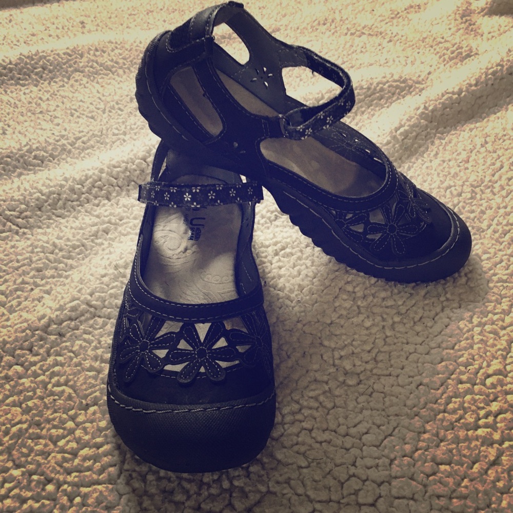 JBU Wildflower Mary Jane , 8.5, black